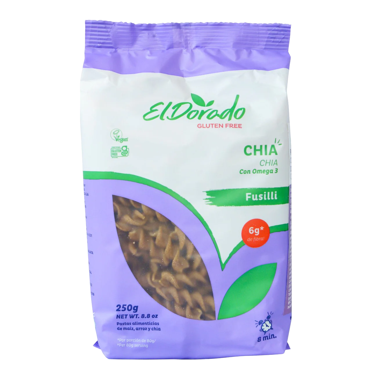 Fusilli de Chia El Dorado