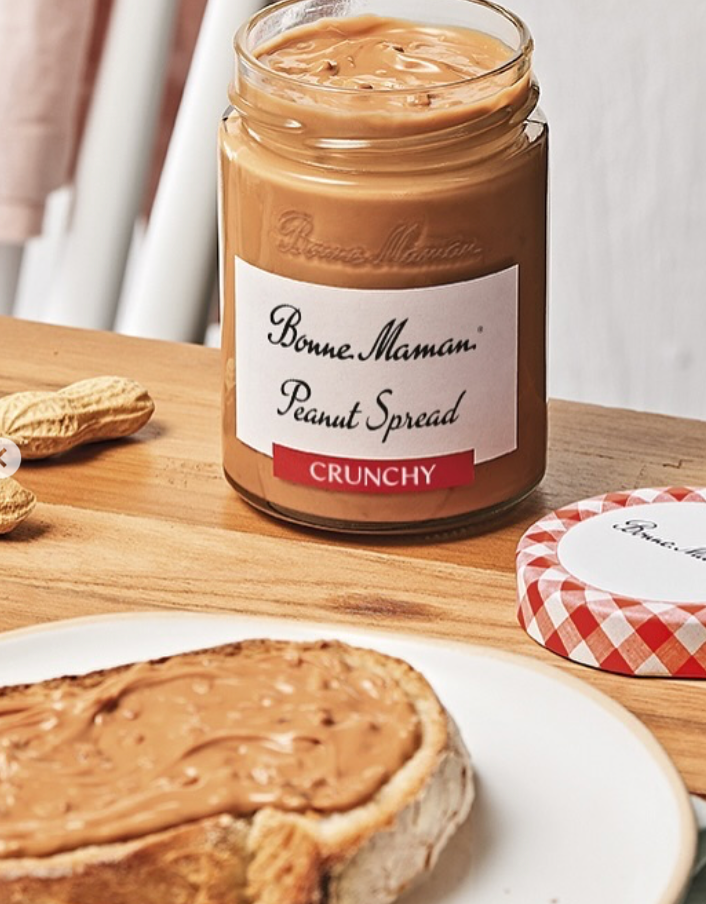 Crema de Cacahuate con Trocitos Bonne Maman