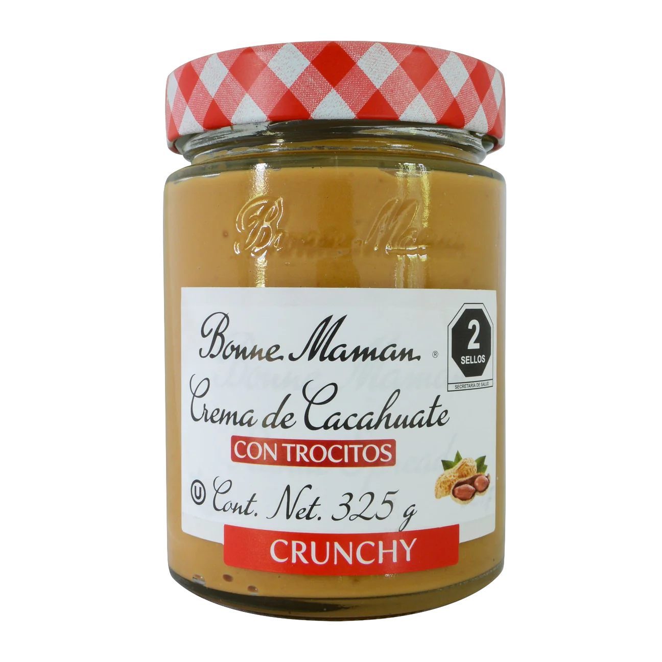Crema de Cacahuate con Trocitos Bonne Maman