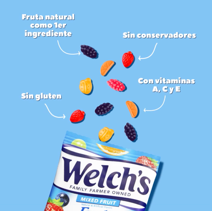 Gomitas Frutales Welch