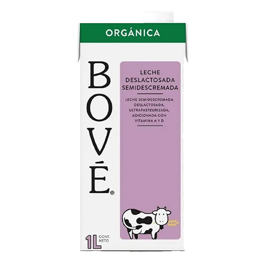 Leche Deslactosada Semidescremada Bové